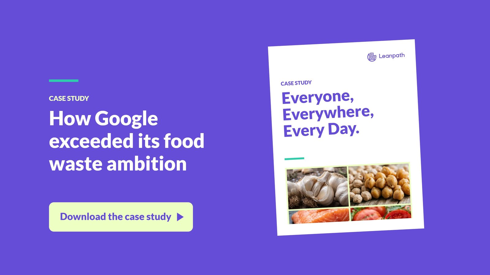 Google food waste case study cover