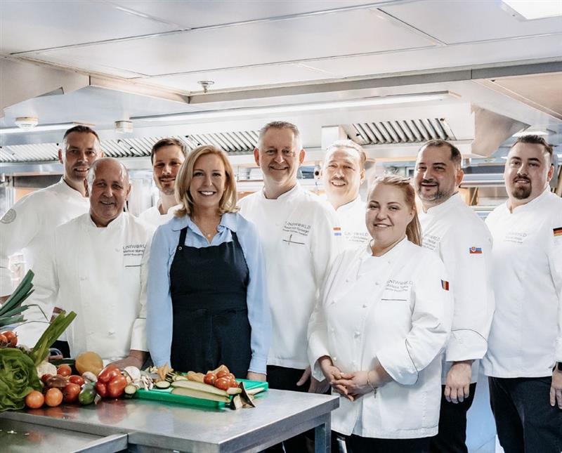 how uniworld reduced cruise ship food waste